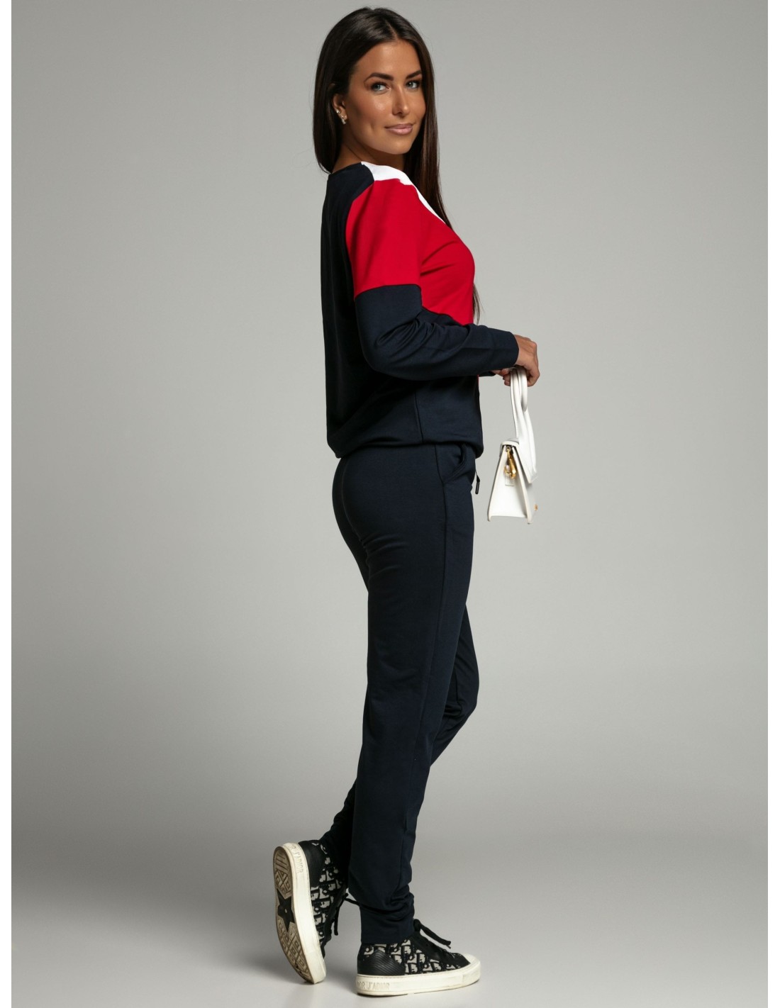 Women\'s navy blue tracksuit set FI581 - Online store - Boutique